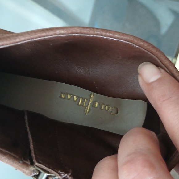 Cole Haan nike air Cassidy brown ankle booties size 10 - Picture 7 of 16